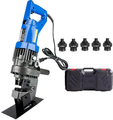 Dfdieratve Perforadora HidráUlica de 1500 W, Herramienta de PerforacióN HidráUlica EléCtrica, Perforadora de Agujeros para Placas de Acero, Placas de Acero Angulares, Placas de Hierro,Angle Steel
