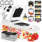 Nuo desire 26 in 1 Vegetable Slicer, Mandolin Vegetable Slicer, Cube Cutter, Vegetable Chopper Dicer, Spiral Cutter, Potato Vegetable for Fruit, Vegetables, Carrot, Onion Cutter