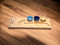 Tagliere in legno forma Puglia con ciotole Ceramica Vietrese