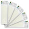Beutel mit 100 weißen Kabelbindern, 3,6 x 200 mm, 100% Nylon 66, robust und langlebig, ideal zum Organisieren von Kabeln und zur Sicherung von Gegenständen.