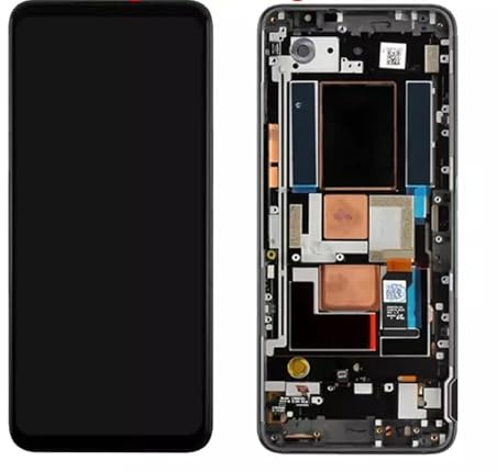 AMOLED Ersatzbildschirm für Asus Rog Phone 7, LCD-Display für Asus Rog Phone 7, Ultimate Touchscreen Digitizer, Montage-Reparaturteil-Sets mit Rahmen