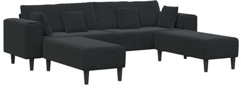 vidaXL Living Room Sofa – Modern and Stylish, the Velvet Couch Looks Great in Your Home