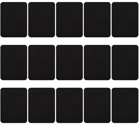 15pcs Flicken zum Aufbügeln, Iron On Repair Patches Bügelflicken aus Baumwolle Aufbügelbare Kleider-Flicken Schwarz Aufbügler Erwachsene Selbstklebende Bügelflicken Aufbügelflicken Reparatur Patches