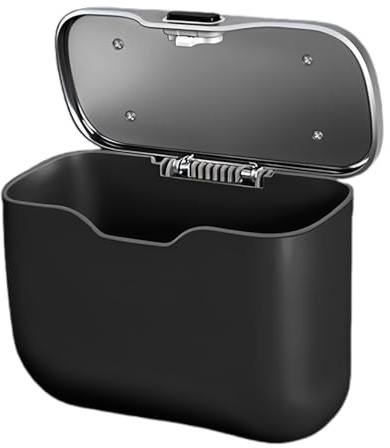 Renchey Poubelle De Voiture,Organisateur De Déchets Avec Couvercle Pour Gain De Place,Organisateurs MultiFonctions Pour Voiture | Pour Véhicule De Loisirs Camion Automobile Berline