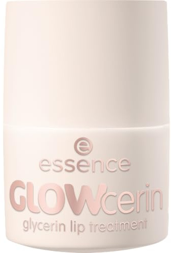 essence GLOWcerin glycerin lip treatment, Lippenmaske, Nr. 02, Transparent, feuchtigkeitsspendend, glättend, vegan, ohne Parabene, ohne Mikroplastikpartikel, Nanopartikel frei, 1er Pack (12g)
