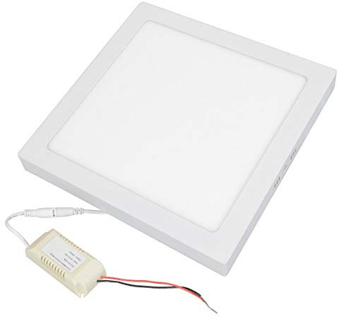 MASO Luz de techo interior 12 V 24 W LED súper brillante interior techo cabina luz para caravana caravana barco luz blanca