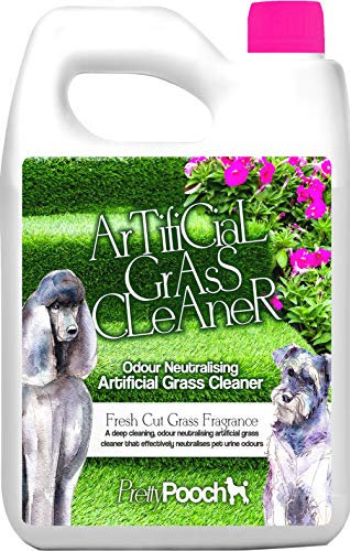 Pretty Pooch Artificial Grass Disinfectant Cleaner for Dogs (Fresh Cut Grass, 5 Litres) - Destroys Urine Odours & Deeply Cleans All Artificial Grass - Makes 15 Litres - Fresh Cut Grass Fragrance