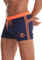 Arcweg Costume da Bagno Uomo Coulisse Pantaloncini Calzoncini da Bagno Elastico a Vita Bassa Boxershorts Slip Nuoto Spiaggia Mare Piscina Arancione XL(EU)