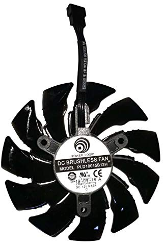 iHaospace 95MM PLD10015B12H DC12V 0.55A GTX1080Ti Fan for Gigabyte AORUS GeForce GTX 1070/1080 Xtreme Gaming RTX 2060 1080 Ti Xtreme Edition Video Card Fan (Left/Right)