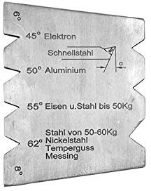 PAULIMOT Schleiflehre für HSS-Drehstähle