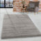 HomebyHome Shaggy Teppich Läufer Flur 80 x 150 cm - 50 mm Florhöhe Hochflor Wohnzimmerteppich Beige Extra Weich und Flauschig - Bettvorleger Teppiche für Schlafzimmer - Waschbarer Küchenläufer
