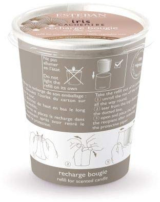 Esteban - Nachfüllpackung für Duftkerze 170 g IRIS CACHEMIRE
