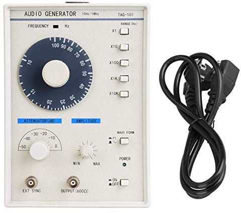 Generador de señal de audio, generador de señal de baja frecuencia de alta confiabilidad, 10 hz a 1 mhz para mantenimiento profesional entre los aficionados de las(European regulations)