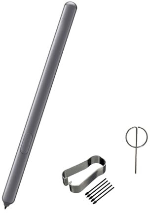 Tab S6 S Pen Stylet de Rechange pour Samsung Galaxy Tab S6 Stylet + Pointes (sansBluetooth) avec Broche d'éjection Gris Montagne