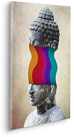 Komar Keilrahmenbild im Echtholzrahmen - Sweet Escape - Größe 40 x 60 cm - Wandbild, Kunstdruck, Wanddekoration, Design, Wohnzimmer, Schlafzimmer