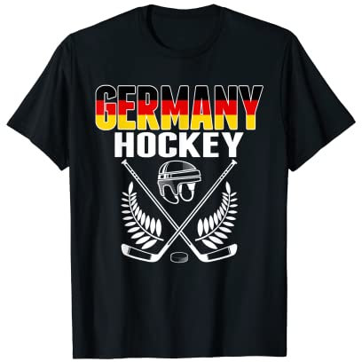 Deutschland Eishockey Fans Trikot Deutsches Hockey Team Supporter T-Shirt