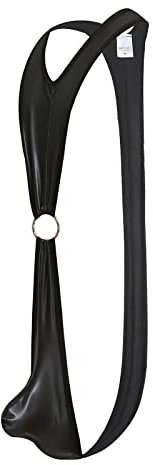 Herren Bodysuit Body Lack Leder-Optik Unterwäsche Männer Strand Jumpsuit Sexy Stringbody Reizwäsche Overall Unterhemd Sport G-String Tanga Outfits Erotik Dessous Set
