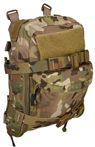 Fotrsta Militär Mini Trinkrucksack, Taktisch Weste MOLLE Trinkrucksack Molle Rucksack Angriff Molle Tasche Für 2L Trinkwasserblase Outdoor-Aktivitäten Wasserträger