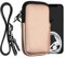 kwmobile Estuche de Neopreno Universal para Smartphone - Funda con Colgante y Cremallera para M - 5,5 Oro Rosa Metalizado