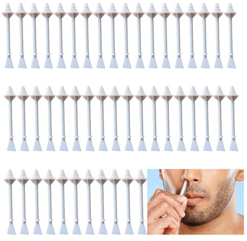 100 Stück Nasenhaar Wachs,Nasenwachs Stäbchen Applikatoren Nasenloch Reinigung Entfernen,Erhältlich Für Männer Und Frauen