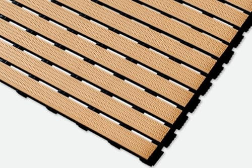 Interflex Style Swimming Pool Duckboard Matting Blue 100cm X 100cm