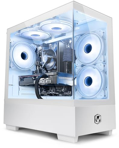 Vibox II-137 White Gaming PC • Intel Core i5 10400F 4.3GHz • Nvidia RTX 4060 8GB • 16GB RAM • 1TB NVMe SSD • Windows 11 • WiFi • Prebuilt