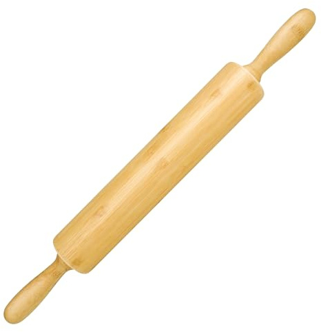 17.5 inch Wooden Rolling Pin for Baking - Long Dough Roller for All Baking Needs