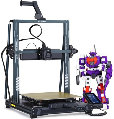 ELEGOO Neptune 4 Plus Imprimante 3D 500mm/s imprimante 3D FDM à Haute Vitesse avec buse Haute température, nivellement Automatique et extrudeuse à entraînement Direct, 320x320x385mm