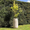 Primrose H59cm Terracotta Tall Round Planter In Cream Garden Patio Flower Pot