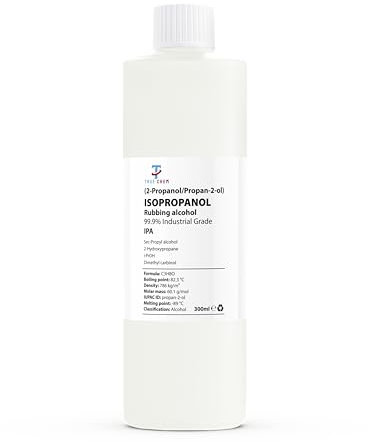 True Chem - Isopropanol Rubbing Alcohol | All Purpose Isopropyl IPA 99.99% - 300ml
