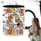 Tazza fantasma, tazza in ceramica con fantasma, tazza da caffè di Halloween con manico, tazza in ceramica, 350 ml, tazza da tè spettrale per casa, scuola, tavola centrotavola