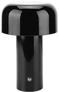 Luxus - Tischlampe Touch - Luna - Schwarz - H30 x Ø16 - Terrassenlampe - Schreibtischlampe - LED - Wiederaufladbar - Dimmbar - Kabellos - Batteriebetrieben - Tischlampe für innen und außen