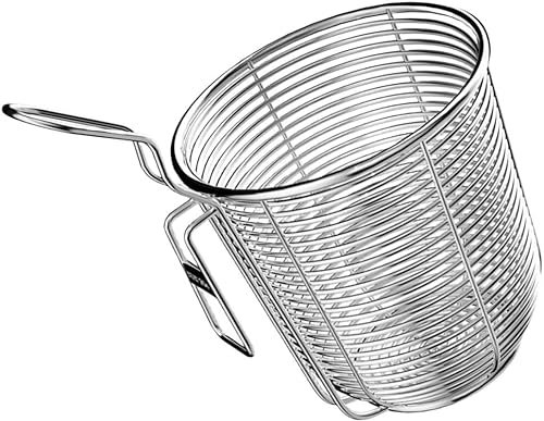Panier à friteuse en maille passoire de cuisine, passoire à pâtes, panier à pâtes en acier inoxydable, passoire à spaghetti, passoire à nouilles avec poignée, passoire à riz, ramen, paniers à friteuse