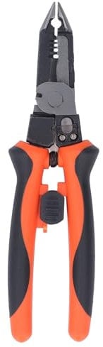 MOZUO 7 in 1 Multi Function Cable Stripping Crimping and Cutting Pliers, Portable Wire Stripping Tool for Electrical Scrap Copper Wire Recycling