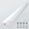 Lightasea 40W LED Batten Light 6500K Daylight, 4FT 115cm Linkable LED Garage Lighting, 4000LM Super Bright LEDs Fluorescent Lights with 20cm Power Cord for Garage Workshop Office