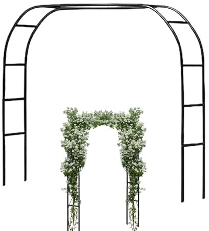 Metal Garden Arch, Arch Outdoor Trellis,di nozze all'aperto in metallo - Decorazione del matrimonio, strumento di supporto alle piante, pergola per decorazioni per palloncini per decorazione per feste
