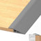 LIHIQIYA PVC Türschwellen Leiste, Übergangsprofil Selbstklebend, Übergangsleiste Boden Höhenausgleich Abdeckleiste für Parkettböden Laminate Schwellen (Grau, 5mm bis 10mm, 1M)