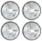 XSQD 7-inch Woodworking Circular Saw Blades (180x25.4mm), 60T Alternating Tooth Saws Blade, Sharp Sawtooth, Specialized Saw Blade for Cutting Wood, Suitable for Electric Circular Saws (4 Pieces)