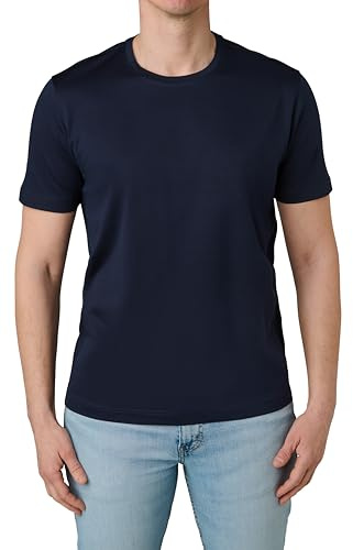 Nino Marini T-Shirt 100% Cotone Filo di Scozia vestibilità Classica. Maglia in Cotone Mercerizzato di altissima qualità. Lavorazione Jersey. MOD. G-0001