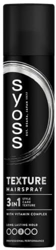 6er Pack - Syoss Haarspray/Halt 3 - Texture - enthält einen Vitaminkomplex - 300ml