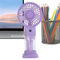 Fan with Water Mist Spray, Portable Spray Cooler, Handheld Air Blower, USB Rechargeable Battery, 3-Speed Cooling Function, 6.38x1.73x3.07In Great for Travel Events, Women, Men, Beach,