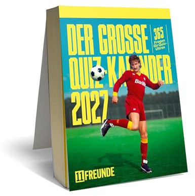 Der große 11FREUNDE Quiz-Kalender 2027: Tagesabreißkalender 11,8x15,9 cm mit 365 Fußball-Fragen