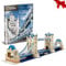 CubicFun 3D Tower Bridge London Puzzle, with National Geographic Photo Booklet, 120 Pieces