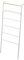 Yamazaki 3871 TOWER Kleiderleiter mit Regal, weiß, Stahl/Holz, Minimalistisches Design, 66 x 30～38 x 160 cm (LxBxH)