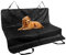 Ejoyous Hundedecke Auto Rückbank, wasserdichte Auto Hundedecke Rücksitz mit Seitenschutz und Sitzankern mit Sicherheitsgurt Rücksitzbezüge für Hunde Schwarz 132 x 142 cm