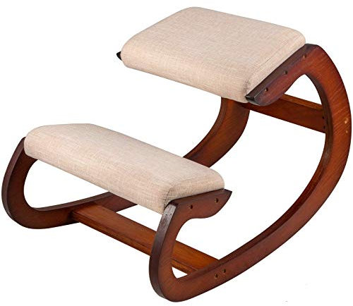 VEVOR Ergonomic Kneeling Chair 220LB Load Capacity Kneeling Posture Desk Chair Stool with Hip Cushion Kneeling Ergonomic Stool for Home Office Good Posture Computer Stool