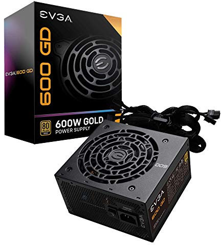 EVGA 600 GD, 80+ GOLD 600W, 5 Jahre Garantie, Netzteil 100-GD-0600-V2