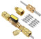 Outil d'installation de noyau de valve R410A R22 avec port SAE 1/4 et 5/16 pour système CVC R404A R407C R134A R12 R32, avec 10 noyaux de valve 5v1 et extracteur de noyau de valve à double tête