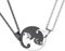 U7 Friendship Necklace For 2 Girls Best Friend Womens Jewellery BFF Matching Necklaces Couples