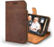 Snakehive Leather Wallet for iPhone 13 | Genuine Leather Wallet Phone Case with Card Holder | Flip Folio Case/Cover with Stand | Compatible with iPhone 13 | (Brown)